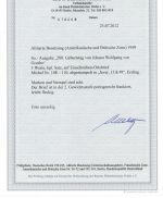 C) Bizone Mi 108-110 FDC, Einschreibebrief, FA Schlegel BPP, ME 1000€