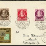 C) Berlin Mi 75, 77, 79 Auslandsbrief VORERSTTAG, FA Schlegel BPP