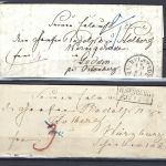 P) Thurn und Taxis 2 Vorphilabriefe, an Graf Rudolf zu Stolberg