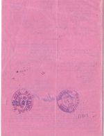 P) Württemberg 1901 Rückschein für eine Sendung nach Detroit (USA)