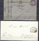 P) Württemberg P 20a mit Steigbügelst. Oehringen auf Bayern P 20a....
