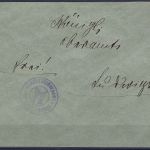 P) Württemberg 1894 Ganzsache mit seltenem K1 Neckargrönningen