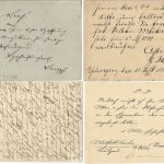 P) Württemberg 1878-1901, 4 Frage/Antwortkarten, versch. Destinationen