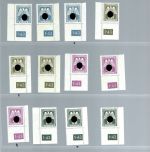 P) Böhmen und Mähren Dienst Mi 13-24 BE UL / UR **/* mit Plattennummern