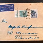 P) Berlin Mi 44 Teil HAN + 66, LuPo Berlin-Charlottenburg n. Hannover