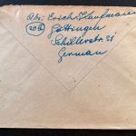 P) Berlin Mi 44 Teil HAN + 66, LuPo Berlin-Charlottenburg n. Hannover