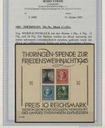 P) Thüringen Block 2 t IV ** in LUXUS Qualität, FA Ströh BPP