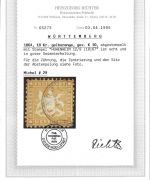 Württemberg Mi 25-29° (mit 28 a-d), teil gep. / sig., 29 FA, ME 1.345€
