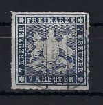 Württemberg Mi 35 b °, gepr. Thoma BPP, ME 220€