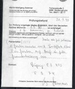 DR Mi 19 mit PF XXXV Brief, Befund Sommer BPP