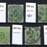 DR Mi Mi 39 a-c ° gp., komplette Garnitur, jede Marke geprüft, ME 134€