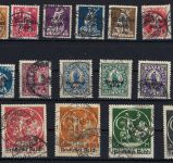 DR Mi 119-138°, Mi 122, 130-138 gep. Infla Berlin, ME 120€