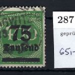 DR Mi 279b, 287b, 291b je gest. und gep. Infla Berlin, ME 139,50€