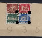 DR Herzstück Block 3, Mi 576–579 mit vollständiger Originalgummierung