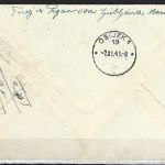 Italien. Verwaltung Slowenien, Zensurbrief Ljubljana n. Osijek 1941
