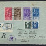 Italien. Verwaltung Slowenien, Zensurbrief Ljubljana n. Zagreb 1942