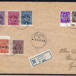 Italienische Verwaltung Slowenien Mi 1-2 + Porto Mi 1-5 Brief, ME 274€