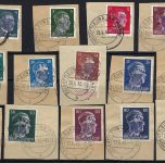 Lokalausgaben 1945-50 Bad Gottleuba Mi 14 Werte gep. Zierer/Sturm BPP