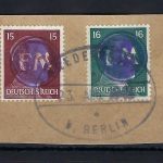 Lokalausgaben 1945-50, Fredersdorf Mi 9-10 Briefstück gep. Zierer BPP