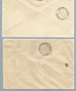 Lokalausgaben 1945-50, Spremberg Mi 1-6, 7-14 auf 2 Briefe