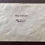 P) Bund Mi 126 Ecke UL auf Brief Hannover n. Salzkotten, überfrankiert