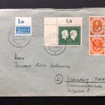 P) Bund Mi 197 Eckrand OL + S 1, MiF Hannovern. Oldenburg