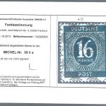 P) Bizone Mi 59 II a ** Farbbestimmung Arge + Schlegel BPP