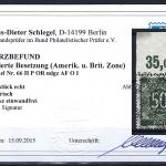 P) Bizone Mi 66 II P OR AF 01., KB Schlegel BPP