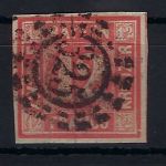 Bayern Mi 6 ° vollrandig mit klarem oMR 325, signiert, ME 180€