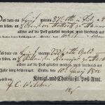 Hannover 2 Postscheine Stade 1800