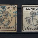 Hannover Mi 17 x/y °, beide vollrandig, ME 650€