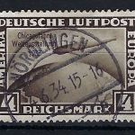 DR Chicagofahrt 1933, Mi 498 °, gep. Schlegel BPP, ME 250€