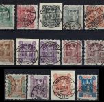 Marienwerder Mi 1-14 x/y°, bis auf 1 Wert alle gepr. Bock BPP, ME 187€