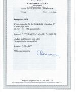 Saargebiet Mi 135-141 einheitlich gest. mit FA Geigle BPP, ME 260€
