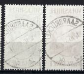 Saargebiet Mi 151-157 einheitlich gest., gepr. Hoffmann BPP, ME 800€