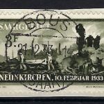 Saargebiet Mi 168-170°, 3 Luxus Briefstücke, gp. Hoffmann BPP, ME 200€