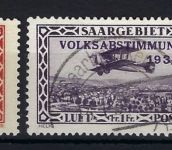 Saargebiet Mi 195-198 °, gepr. Hoffmann bPP, ME 40€