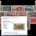 Saargebiet Mi 179-194 °, mit 193 PF III, ME 305€