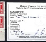 D. Bes. Guernsey Mi 2 av ° Viererblock-UR mit DV, KB Wieneke BPP