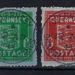 D. Bes. Guernsey Mi 4-5 ° gepr. Möhle BPP, ME 150€