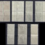 C) D. Bes. Litauen / Rossingen Mi 1-7** Typenpaare, Keiler BPP, ME 600®