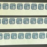 P) B&M Mi 42-50** 10er-Str. UR m. Pl. Nr. links+rechts, Spezialsammlung