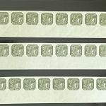P) B&M Mi 117-25** 10er-St. UR m. Pl. Nr. links+rechts, Spezialsammlung