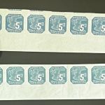 P) B&M Mi 117-25** 10er-St. UR m. Pl. Nr. links+rechts, Spezialsammlung