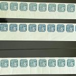 P) B&M Mi 117-25** 10er-St. UR m. Pl. Nr. links+rechts, Spezialsammlung