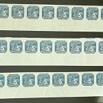 P) B&M Mi 117-25** 10er-St. UR m. Pl. Nr. links+rechts, Spezialsammlung