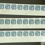 P) B&M Mi 117-25** 10er-St. UR m. Pl. Nr. links+rechts, Spezialsammlung