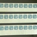 P) B&M Mi 117-25** 10er-St. UR m. Pl. Nr. links+rechts, Spezialsammlung