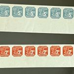 P) B&M Mi 117-25** 10er-St. UR m. Pl. Nr. links+rechts, Spezialsammlung