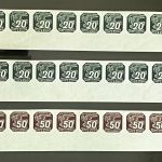 P) B&M Mi 117-25** 10er-St. UR m. Pl. Nr. links+rechts, Spezialsammlung
